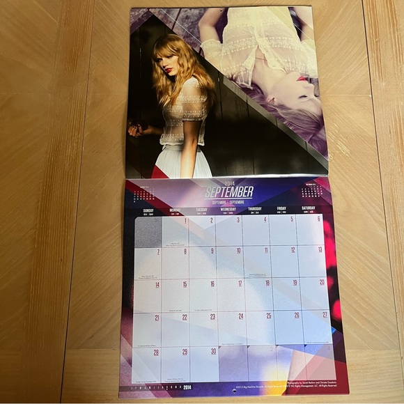 TAYLOR SWIFT 2014 Wall Calendar - Picture 12 of 15